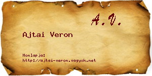 Ajtai Veron névjegykártya